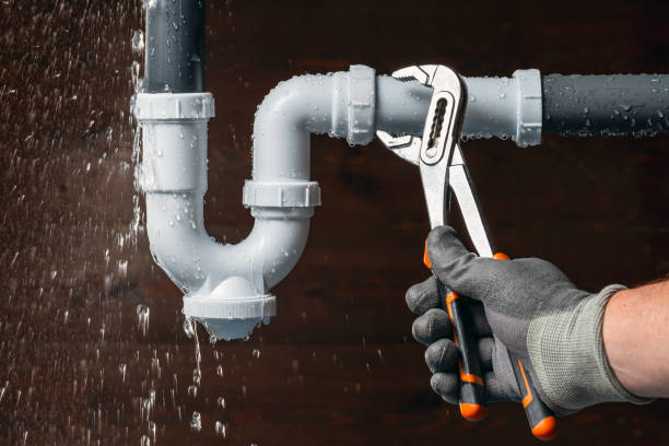 Professional Sewer Line Repair technician working in Northford, CT